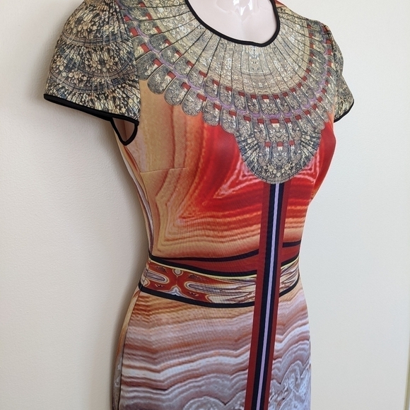 Clover CANYON Bodycon Printed Dress Xs - Picture 4 of 16